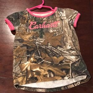 🛑 Toddler Girls Carhartt Camo Shirt
